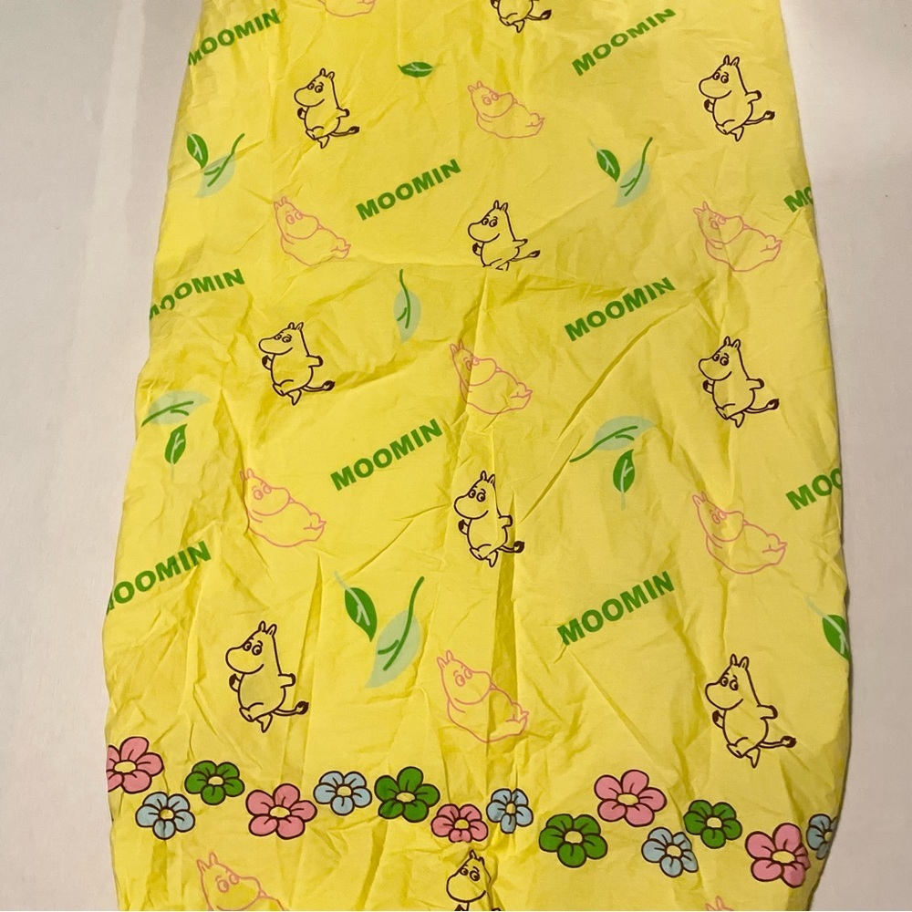 Moomin Valley Yellow Twin Fitted Sheet Character Bedding